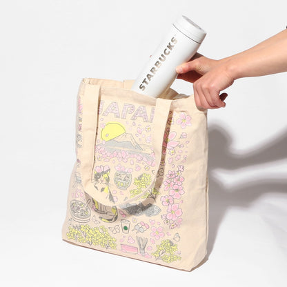 Starbucks Bolsa de mano de la serie Been There JAPAN Primavera