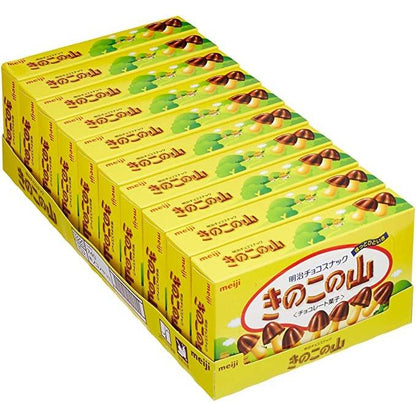 Dulce Montaña de hongos Meiji 74g x 10 piezas