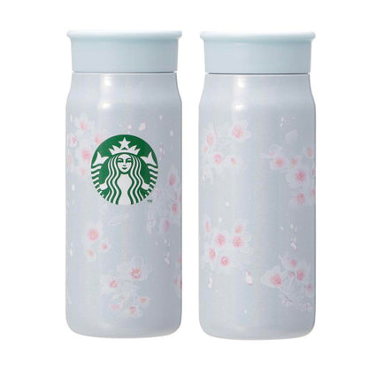 Starbucks Botella de acero inoxidable azul pálido 355 ml SAKURA2025